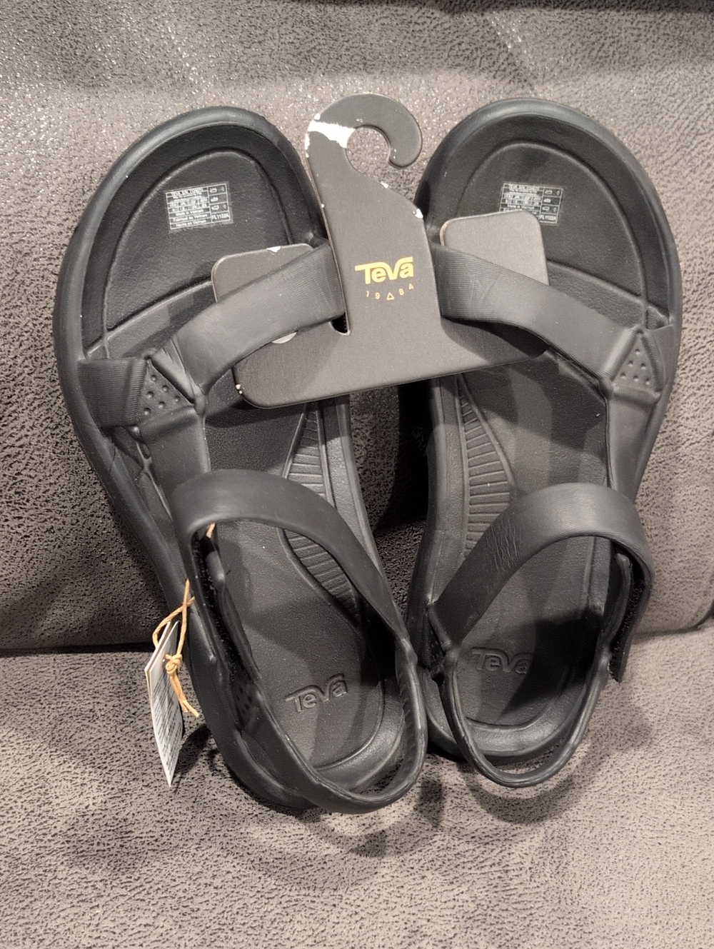 Teva Women's Black Sport Slide Sandals